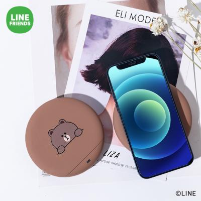 China Mobile Phone/Earphone Non Slip Magnetic Fast Qi-graded Bottom 10W Cute Cartoon Led Stand Wireless Charger for sale