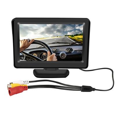 China Show Image Desktop 4.3 Inch Car Display Stand Monitor Rear View Car TFT LCD Monitor for sale