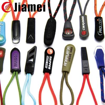 China Nickel Free Custom Glow In The Dark Zipper Pull Puller For Outdoor Apparel for sale