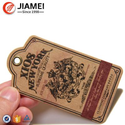 China Hang Tag Garment Paper Viable Wholesale Custom Hangtags For Clothing Sale for sale