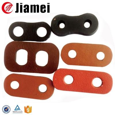 China Custom Fashion Colorful 2 Hole Stopper Rope Leather Lock Nickel Free for sale