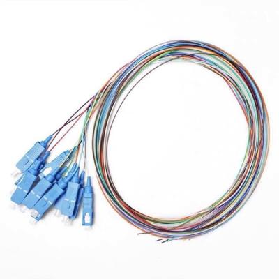 China Telecom-Grade SC 12-Cores Optical Fiber Pigtail Optical Cable For Indoor/Outdoor for sale