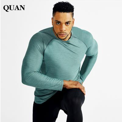 China Breathable 2021 New Plus-Size Yoga Suit Sports Sports Sports Loose Long Sleeve T-shirt Men's Long Sleeve T-Shirt for sale