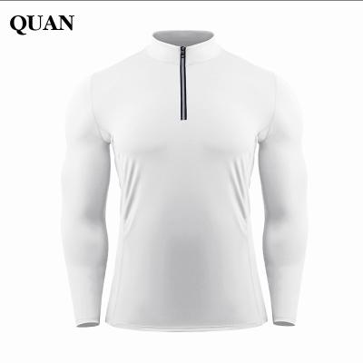 China Wholesale High Quality Tights Breathable Tights Long Sleeve Fitness Sportswear Long Sleeve Shirts Zippers Body Gym Running Clothes for sale