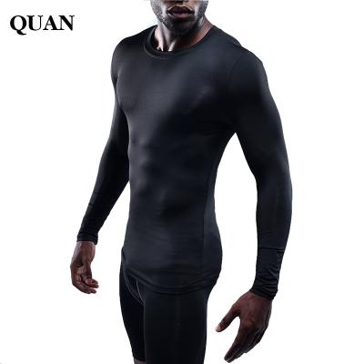 China Newest Men's Fitness Sportswear Promotional Breathable Tights Quick Dry High Elastic Long Sleeve for sale