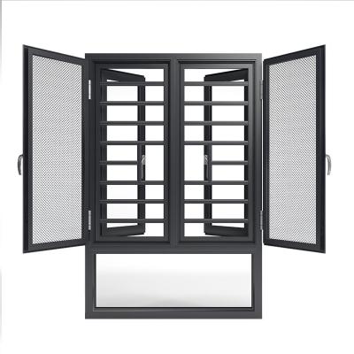 China Magnetic Screen Prefabricated Doors And Custom Aluminum Windows Casement Windows Manufacturers Supply Double Glazed Casement Windows for sale