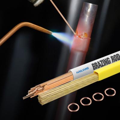 China Hailiang Welding Silver Weld Silver Phos Copper Welding Rod Alloys Flat Welding Electrode Manufacturers for sale