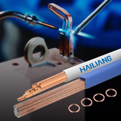 China Hailiang Wholesale Copper Phosphor Rod Welding Electrode Welding Rods Stick Welding Rod for sale