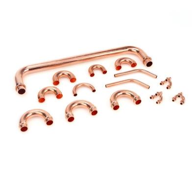 China High Quality 3 Way Hailiang Tee Copper Fittings Air Conditioning Refrigeration Copper U Tube Fitting - for sale