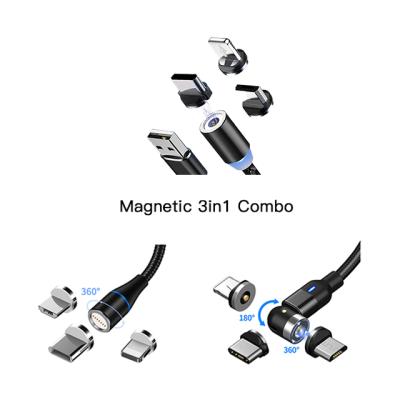 China UUTEK 3 Mobile Phone Hottest Selling Magnetic 3 Combo in 1 USB Cable RSZ7+UC001+RSZ1 Combo for sale