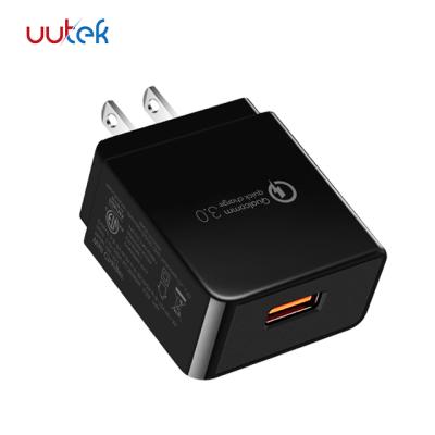 China UUTEK QC3.0 Mobile Phone Fast Charger with 30W Plug Adapter for Charging Mobile RS-551 for sale