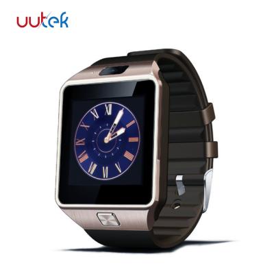 China Auto focus UUTEK DZ09 smart watch with touch screen for smartphone sim cardsmartwatch for sale