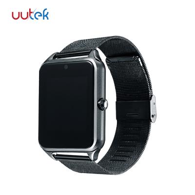 China Smart Watch 2021 Touch Screen Stainless Steel Wireless Smart Watches Support TF sim card with retail package UUTEK Z60 for sale