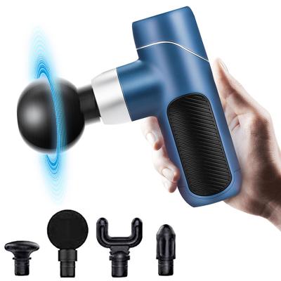 China Body Mini Massage Gun with 4 Massage Heads and 4 Levels, Quiet Brushless Motor, Deep Tissue Percussion Massage Gun for Athletes for sale