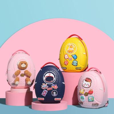 China Waterproof Kids Toddler Backpack School Bag with DIY Cartoon Buckles for Travel Kindergarten Camp, Waterproof Easy Clean Large Capacity for sale