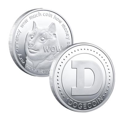 China American custom gold dogecoin factory commemorative plated gold coin doge coin for sale