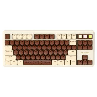 China IKBC X GODIVA Anti-ghosting Wireless Slim Dual Mode Mechanical Keyboard BLE 87 main hot sale in stock for sale