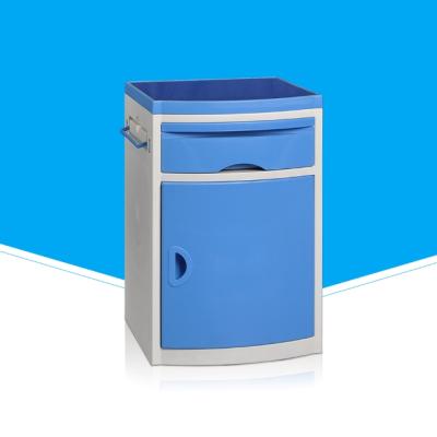 China Hospital Cabinet Good Quality ABS Bedside Plastic Medical Cabinet With Drawer for sale