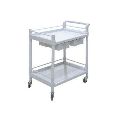 China Modern Clinic ABS Medicine Trolley Hospital Ward Trolley for sale