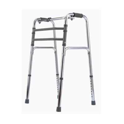 China Hot Selling STEEL Folding Walker For Adults Lightweight Walker For Handicapped for sale