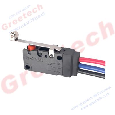 China SPDT (or SPST-NO zim) Ear Safety Approved Push Button Switch Waterproof Micro Switches for sale