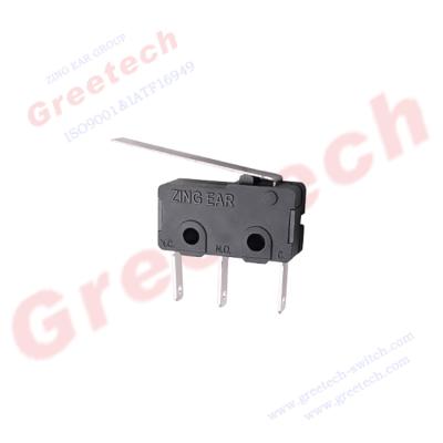 China Greetech G6 Air Conditioner Simulated Roller Lever 5A 125V 250V AC 48V DC ENEC Approved Micro SPDT Switch for sale