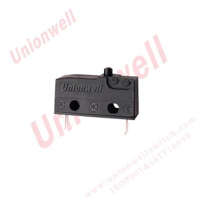 China Auto electronics micro limit switch with straight lever 10A three pins for household appliances micro switch ip67 for sale