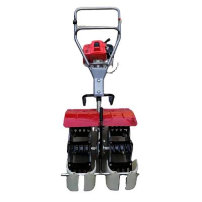 China Farms Agriculture Paddy Equipment 2 Rows Gasoline Weeding Machine For Mechanical Rice Weeder For Paddy Price for sale