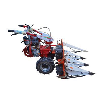 China Rice Shidi Brand 7HP Agriculture Mini Corn Windrower Wheat Harvester Diesel Mini Power Harvester Rice Reaper Rice Wheat Harvester for sale