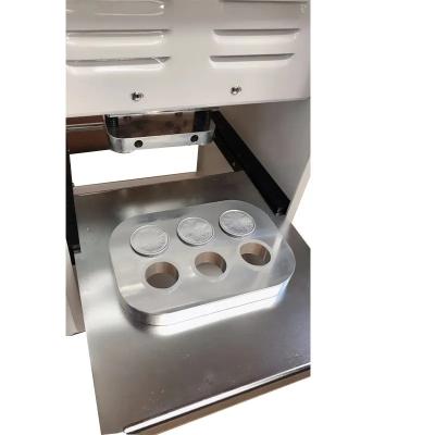 China 6 Holes Aluminum Foil Coffee Capsule Sealing Machine Chinese Food Supplier for sale