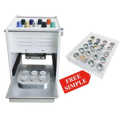 China Food K Cup Coffee Nespresso Foil Coffee Capsule Heat Seal Machine Nespresso Capsule Fill and Seal Machine for sale