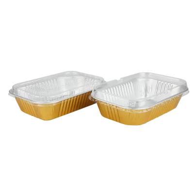 China Recyclable Sealing Lids Food Grade Aluminum Foil Meal Trays for sale