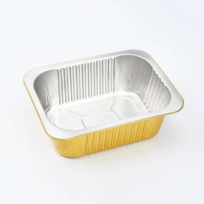 China Factory Wholesale Recyclable Aluminum Foil Container Aluminum Tray With Lids And Favorable Price for sale