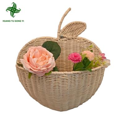 China Huangtu Transitional Wholesale in Living Decoration Balcony Pots Weddings Shelves Plant Artificial Hanging Baskets Flower for sale