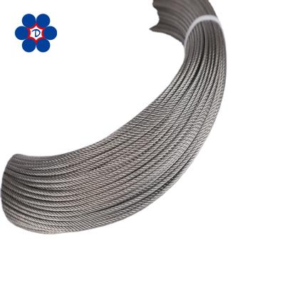 China Net Protection Bridge Reinforcement Wire Rope Stainless Steel Wire Rope Dia.8.00mm 6 x 19 for sale