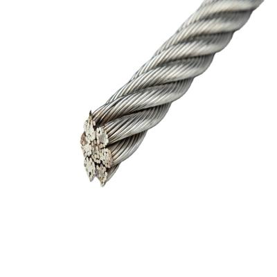 China Perfect Manufacturer 316 6x36 Wire Iwrc 1.5mm Vinyl Coated Cable Stainless Steel Wire Rope for sale