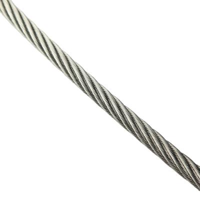 China AISI304/316 Tie Wire 6x19+IWRC Stainless Steel Wire Rope 1.2mm 1.5mm Diameter aisi304 Stainless Steel Wire Rope for sale