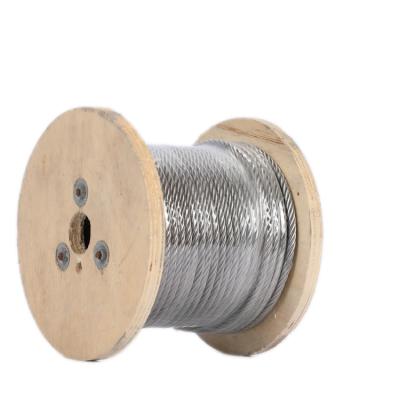 China 304 316 Perfect High Quality High Tension 6*7+FC 0.4mm 0.5mm Stainless Steel Wire Rope for sale