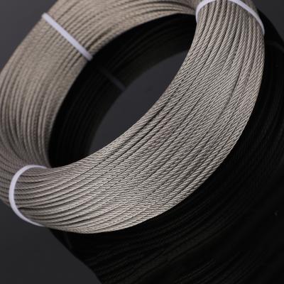 China Tie Wire 1x19 2mm Stainless Steel Wire Rope Steel Cable For Safety Wire for sale