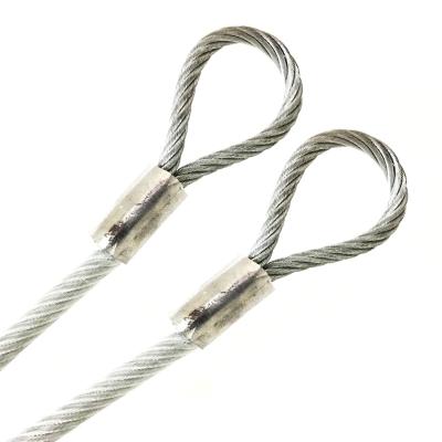 China Goods Durable Stainless Steel Cable Wire Rope Lifting Slings for sale