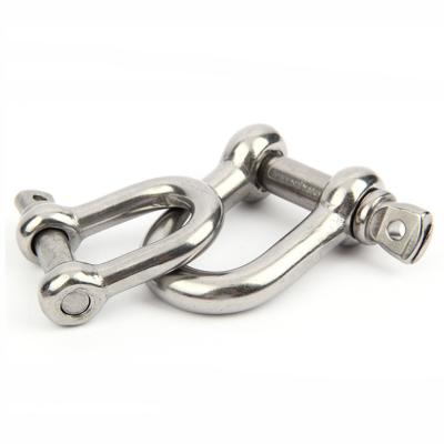 China Durable Hot Selling Material 304 Stainless Steel Bow Rigging Shackle For Chain for sale