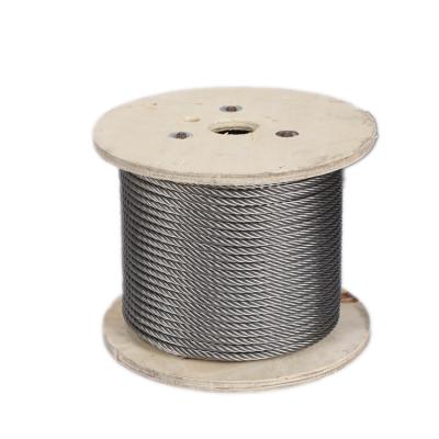 China 304 316 Perfect Wholesale High Tension 7*37 Stainless Steel Wire Rope for sale