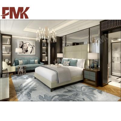 China 2020 Hot Design Modern Hotel Bedroom Furniture Sets For 4-5 Star Luxury Hotel Bed Room Furniture for sale