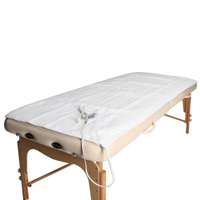 China Wholesale Deluxe Hotel Manufacturer Electric Massage Table High Quality Heated Warmer Pad Electric Mattress Pad Blanket for sale