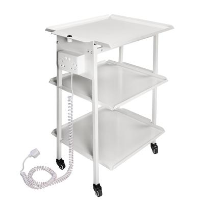 China Wholesale High Quality Manufacturer Wholesale High Quality Extra Large 3 Shelf Metal Hospital Trolley Salon Trolley Salon Trolley Modern Beauty Trolley for sale