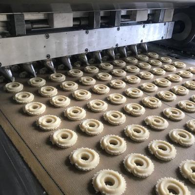 China Factory Customized 12.5Kw Small Cookie Making Automatic Chocolate Biscuit Cookie Depositor Filling Machine for sale