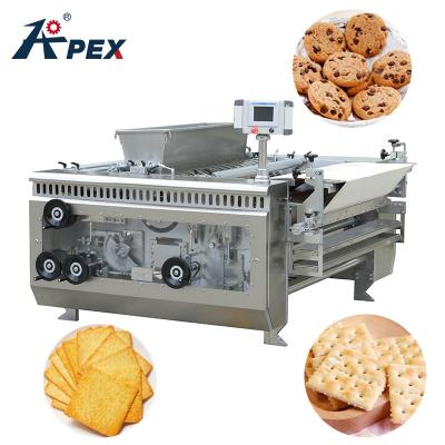 China Dough hopper can be flipped over and easily disassembled Multifunctional Industrial Biscuit Machine Developing Machine Rotary Cookie Making Moulder for sale