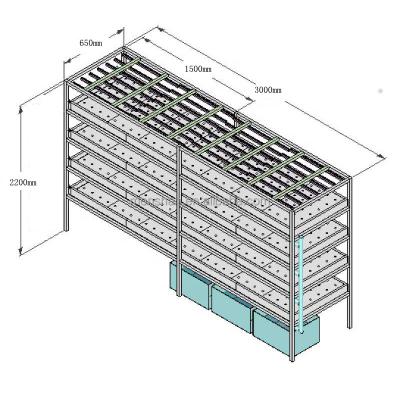 China Indoor agriculture cultivator grow rack hydroponic planting system for hydroponics for sale