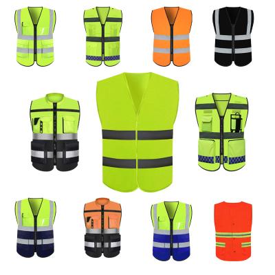 China Wholesale Mingrui High Visibility Safety Vest Pavement Safety Clothing Road Workers Safety Clothing Water Proof Reflective Vest Safety Uniform for sale