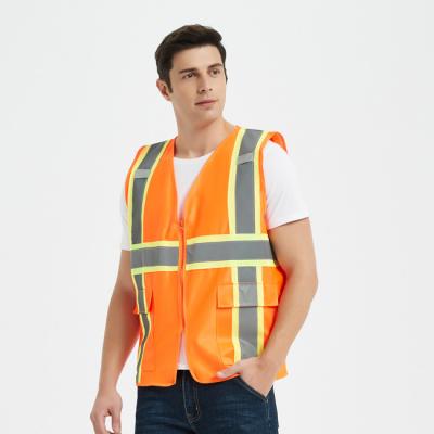 China Factory Wholesale Mingrui Water Proof Directly High Visibility Construction Work Reflective Vest for sale